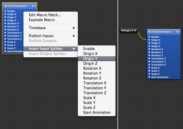 Input Splitter Shortcut