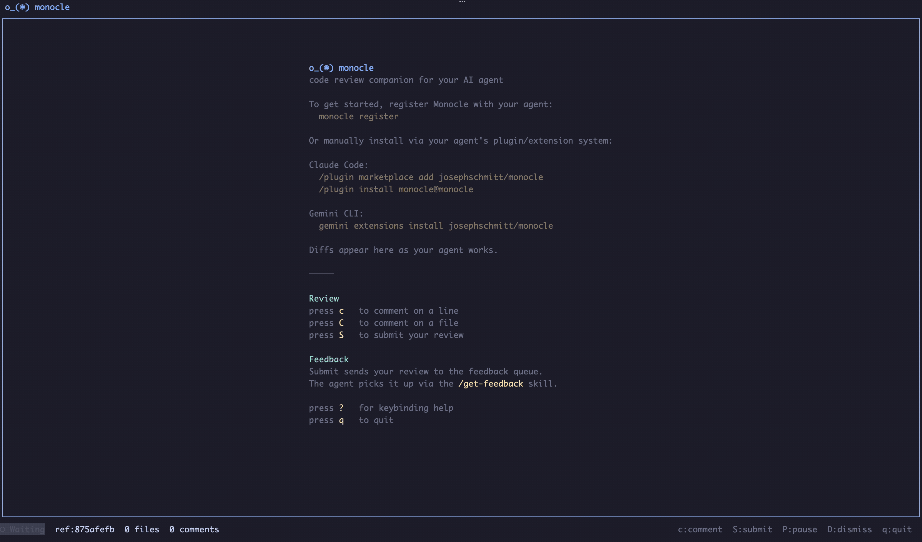 Reviewing and commenting on an AI-generated plan in Monocle